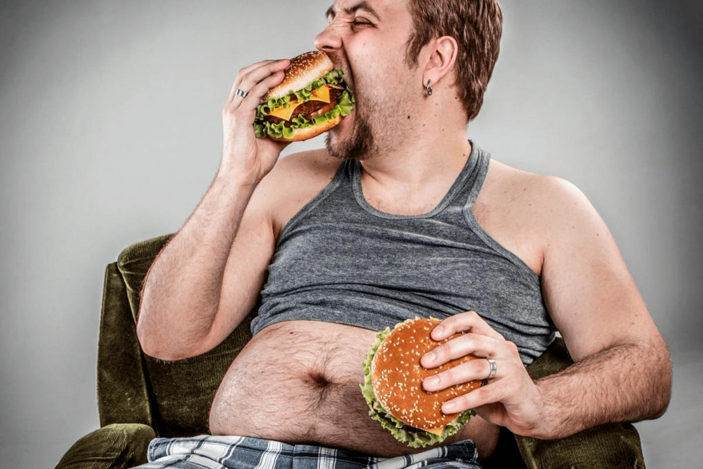 Man eats a neglected food